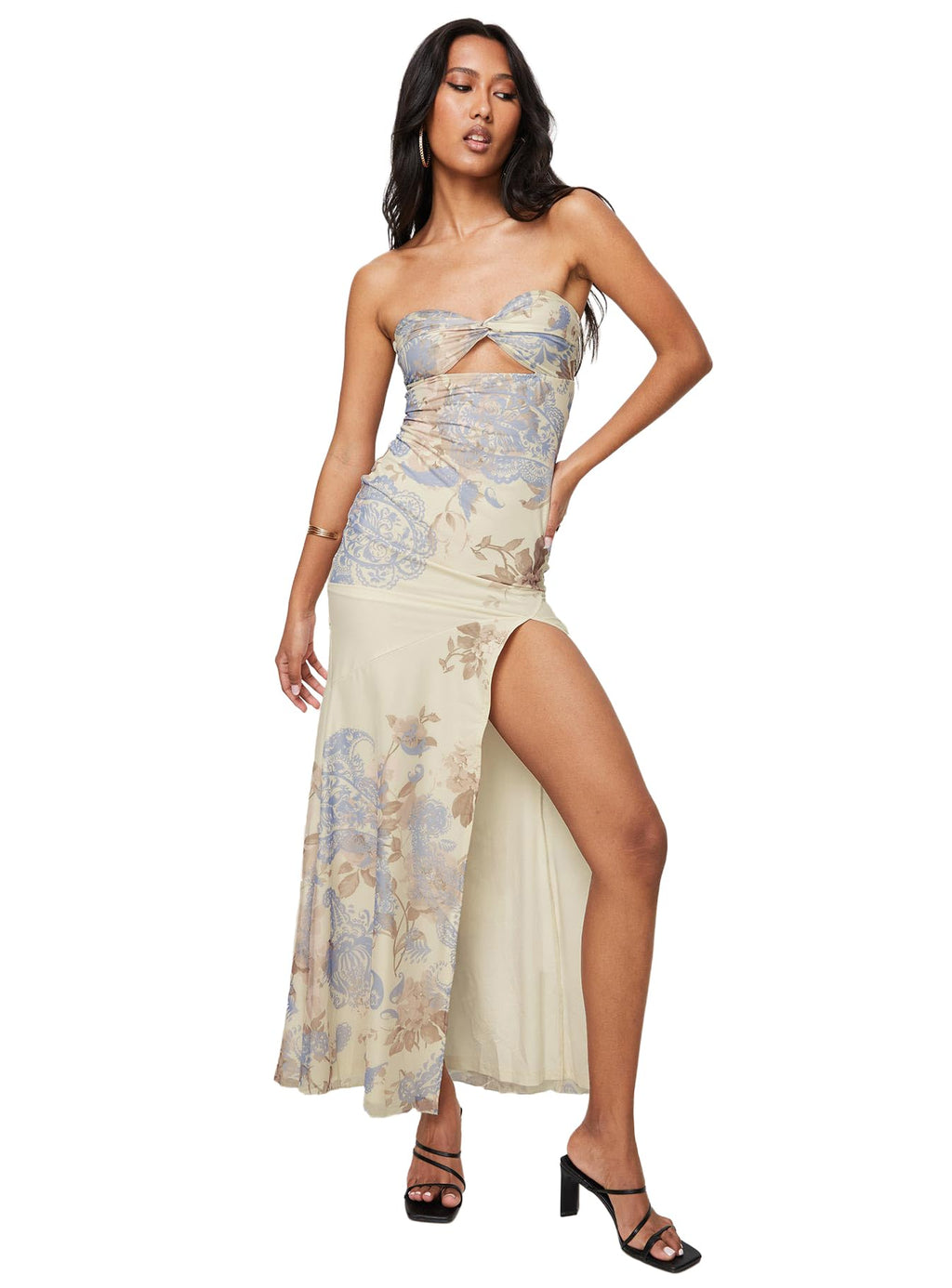 Princess Polly Women's Kyanne High Split Maxi Dress