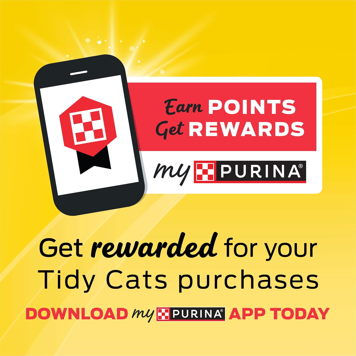Purina Tidy Cats Clumping Cat Litter Odor Control, 24/7 Performance Multi Cat Litter - 16 lb. Bag