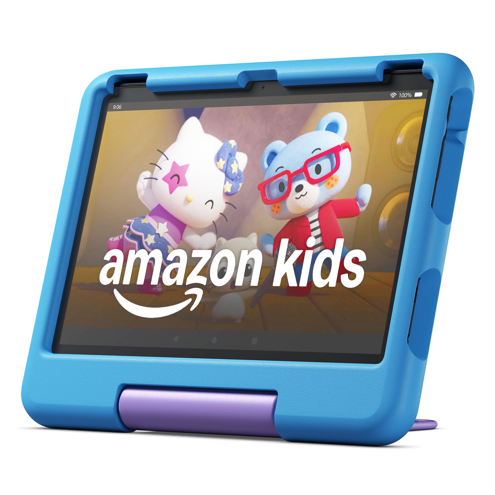 Amazon Fire HD 10 Kids tablet (newest model) ages 3-7 | Bright 10.1" HD screen with included ad-free and exclusive content, robust parental controls, 13-hr battery, 32 GB, Blue