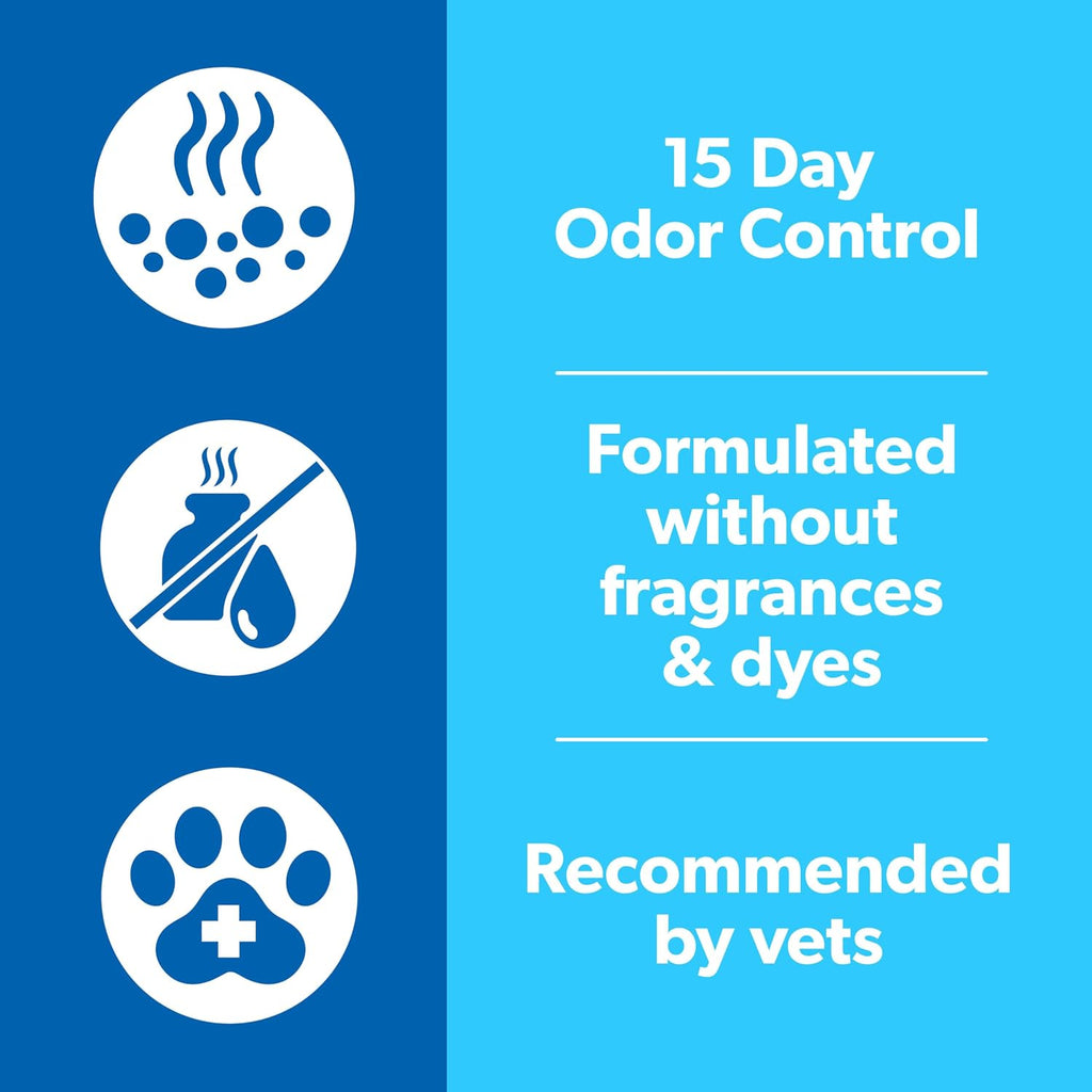 Fresh Step Odor Shield Multi Cat Clumping Cat Litter with Febreze Freshness, Low Dust, Odor Control with Ammonia Block Technology, Compatible in Automatic Litter Boxes, 14 lb.