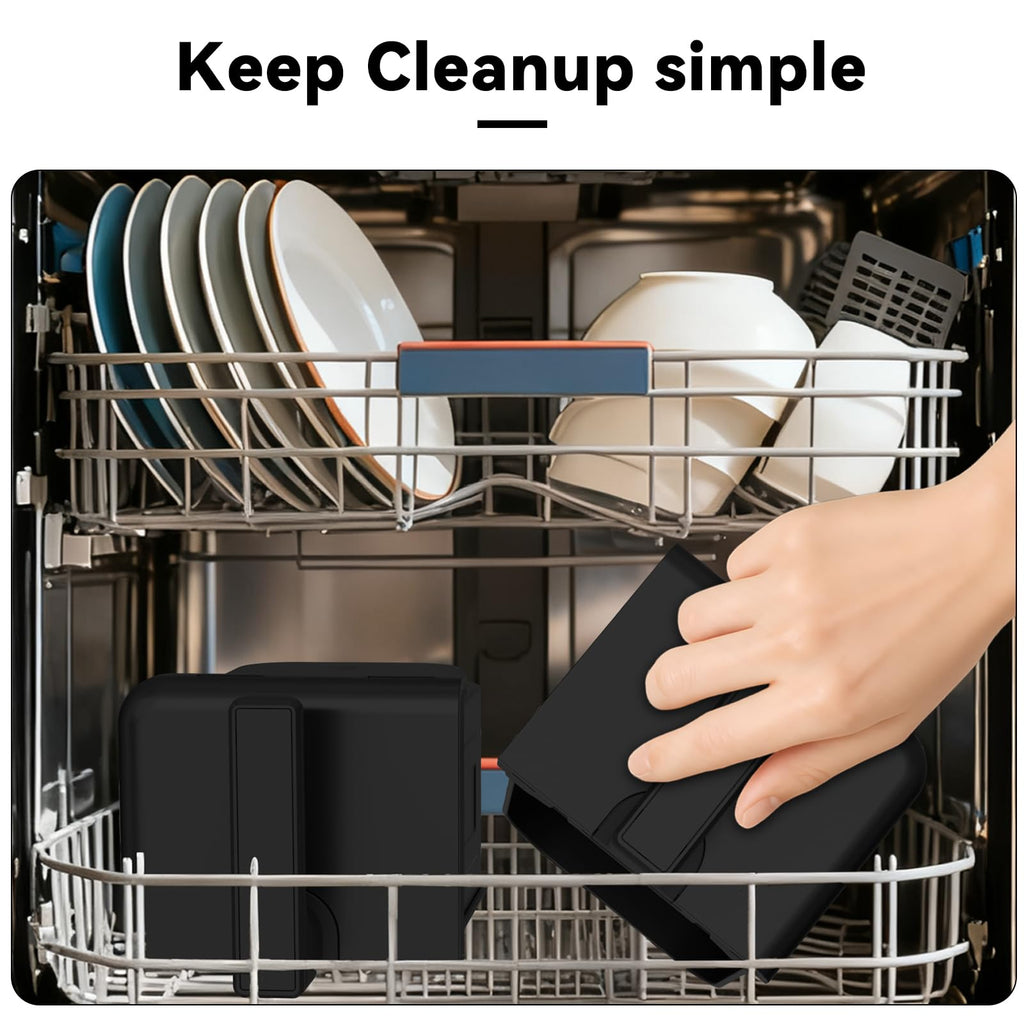 4QT+4QT Dual Basket Air Fryer - Digital Touchscreen, Smart Sync Finish,Auto Shutoff, 2 Independent Nonstick Dishwasher-Safe Frying Baskets - 8 Quart Digital Double Air Fryer