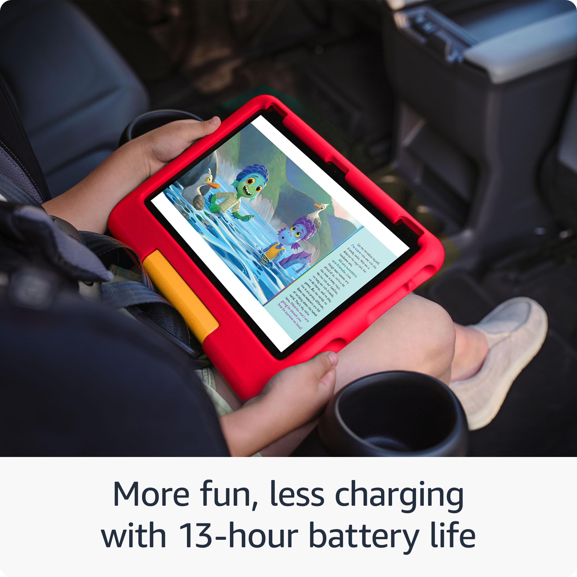 Amazon Fire HD 10 Kids tablet (newest model) ages 3-7 | Bright 10.1" HD screen with included ad-free and exclusive content, robust parental controls, 13-hr battery, 32 GB, Blue