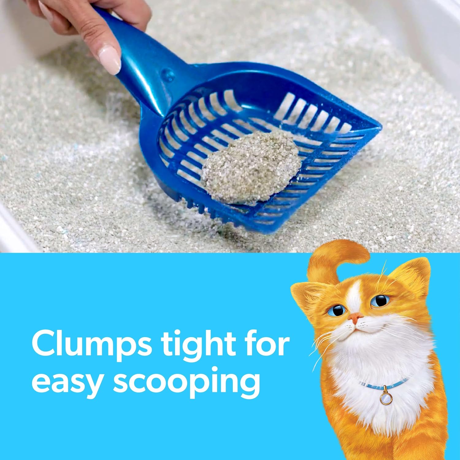 Fresh Step Odor Shield Multi Cat Clumping Cat Litter with Febreze Freshness, Low Dust, Odor Control with Ammonia Block Technology, Compatible in Automatic Litter Boxes, 14 lb.