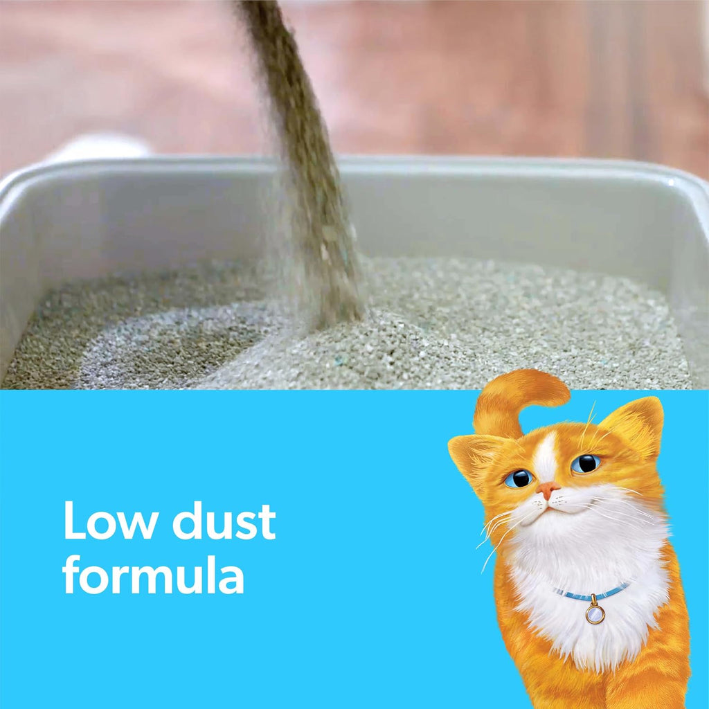 Fresh Step Odor Shield Multi Cat Clumping Cat Litter with Febreze Freshness, Low Dust, Odor Control with Ammonia Block Technology, Compatible in Automatic Litter Boxes, 14 lb.