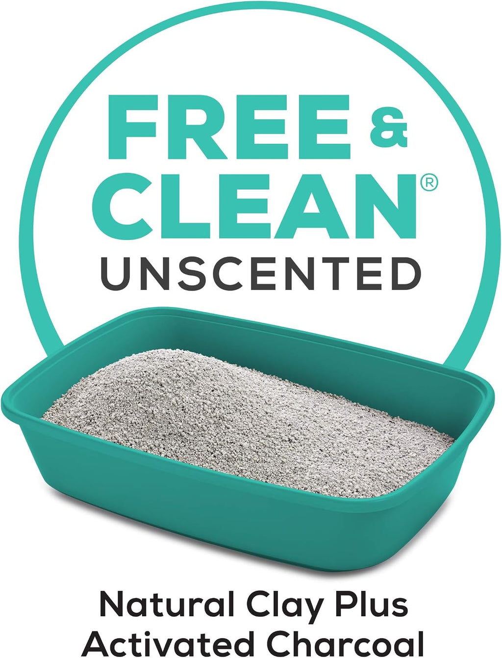 Purina Tidy Cats Free and Clean Unscented Clumping Cat Litter with Odor Control - 38 lb. Box